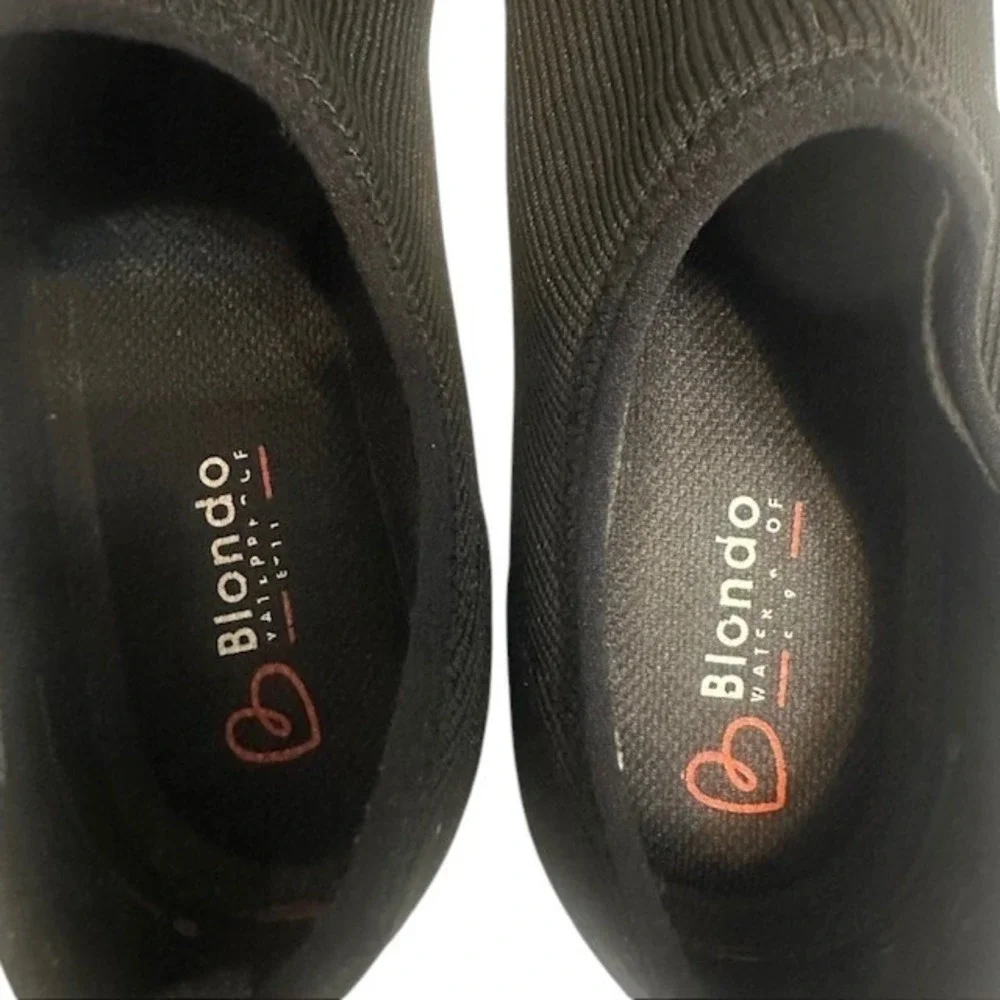 Blondo‎ Farrah Waterproof Slip On Sneakers Casual Comfort Shoes Black Size 8.5 - Picture 6 of 7
